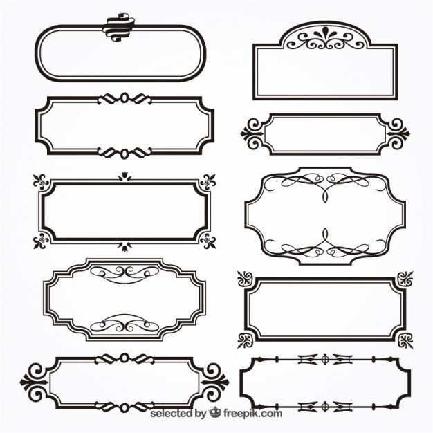 Picture Frame Vector Best Of ornamental Frames Vector