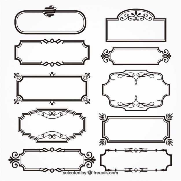 Picture Frame Vector Best Of ornamental Frames Vector