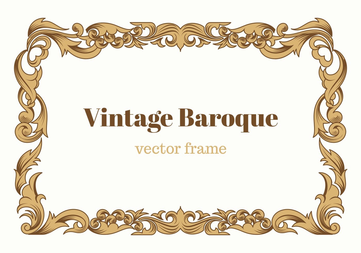 Picture Frame Vector Best Of Vintage Baroque Vector Frame Download Free Vector Art