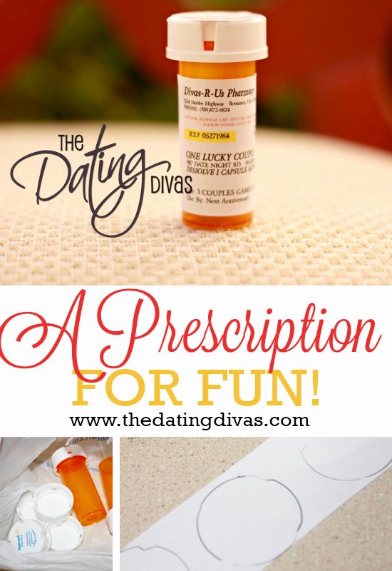 Pill Bottle Labels Template Beautiful Prescription for Fun A Free Printable Romance Idea