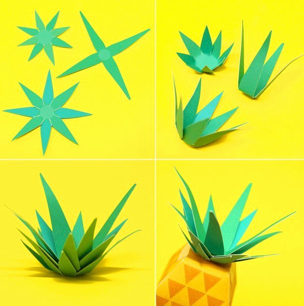 Pineapple Leaf Template Elegant Diy Fruity Maracas Create Maracas with Diy Instruction