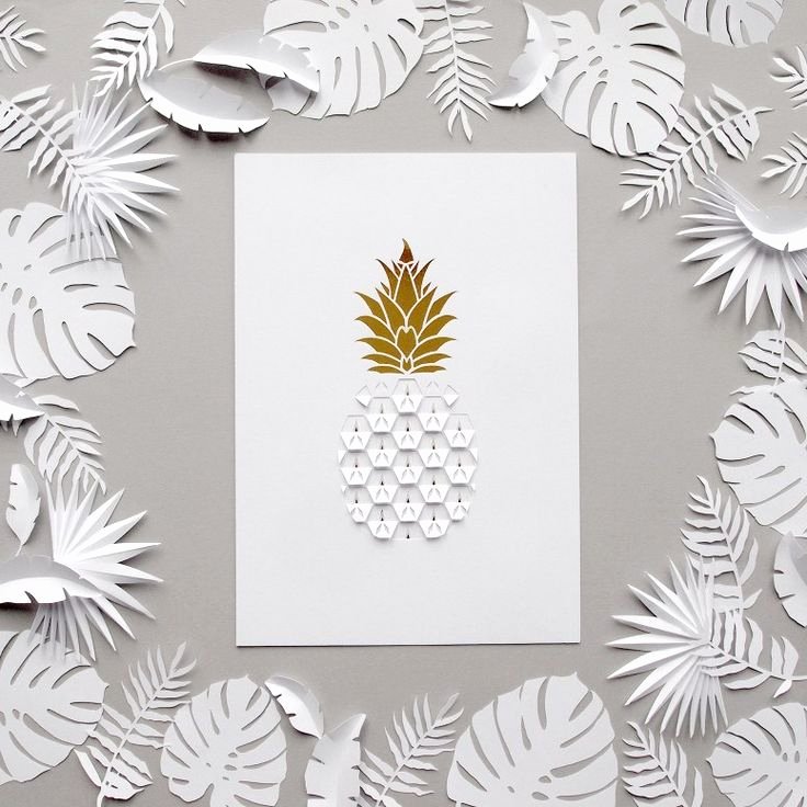 Pineapple Leaves Template Beautiful 1000 Ideas About Paper Leaves On Pinterest