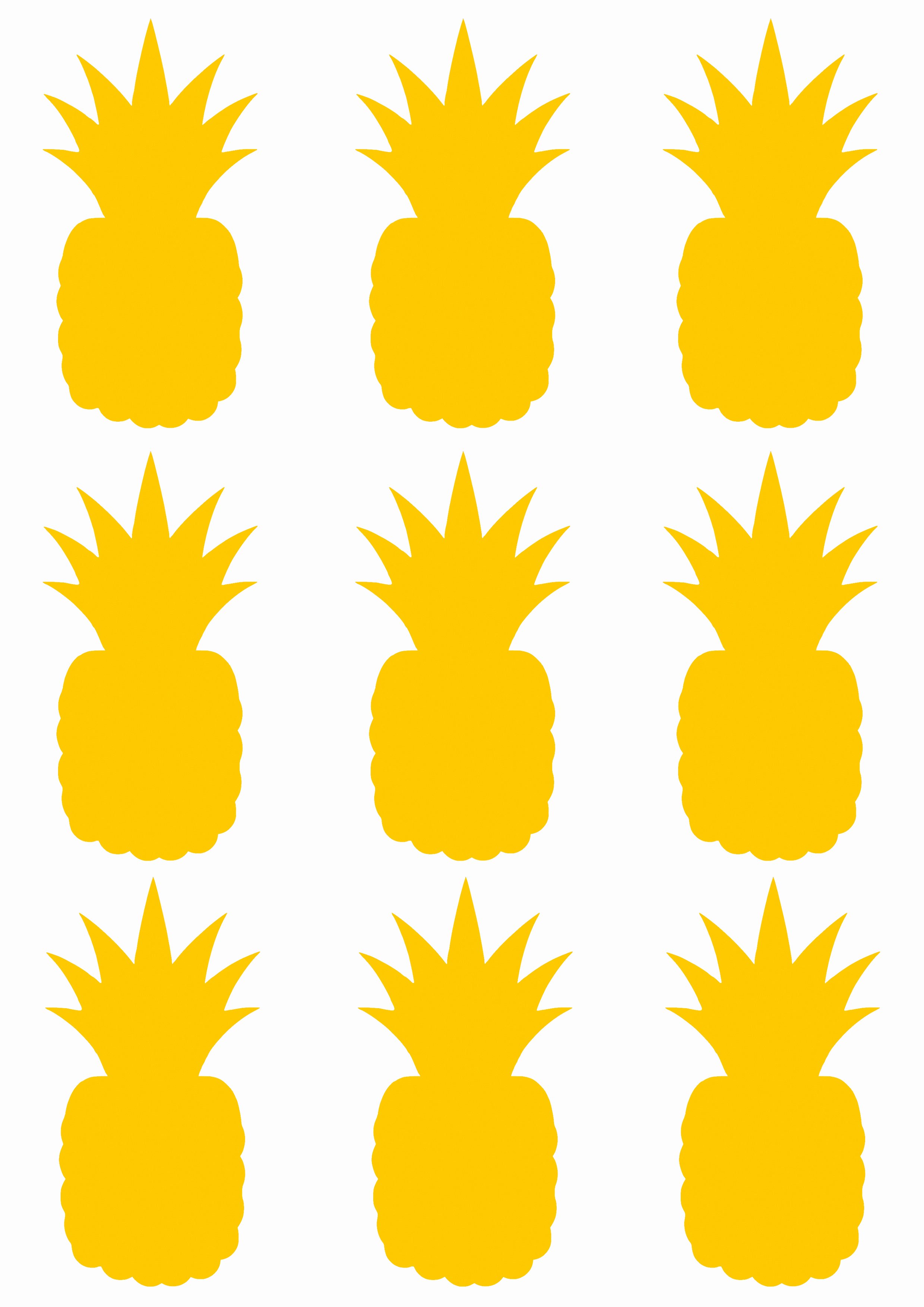 Pineapple Template Printable Awesome Make This Gold Pineapple Dress for Your Bridesmaids
