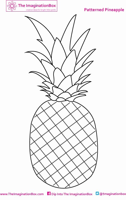 Pineapple Template Printable Inspirational Best 25 Pineapple Template Ideas On Pinterest