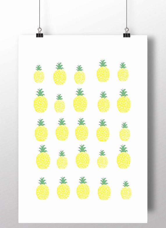 Pineapple Template Printable Inspirational Pineapple Printable Pineapple Pattern Instant by