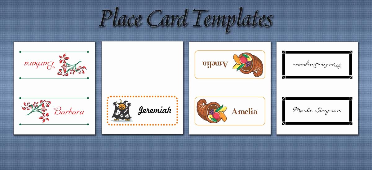 Place Cards Template 6 Per Sheet Best Of Free Place Card Templates