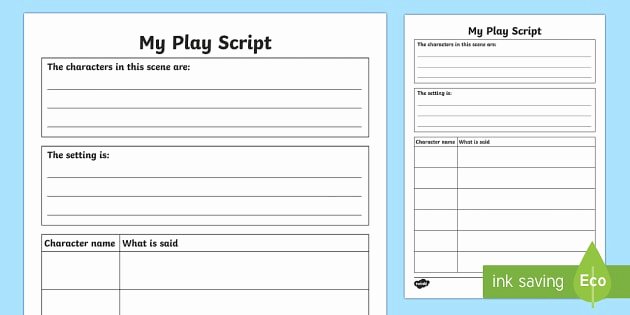 Play format Template Inspirational Play Script Templates Roleplay Role Play Act Drama