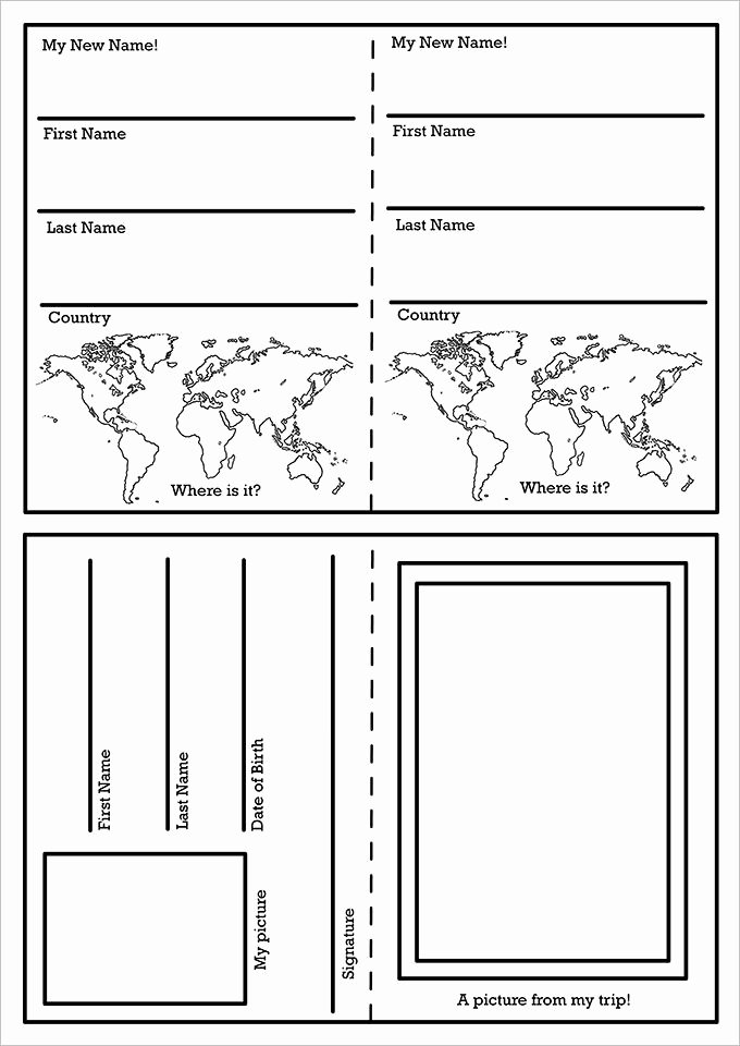 Play format Template Unique Passport Template – 19 Free Word Pdf Psd Illustrator