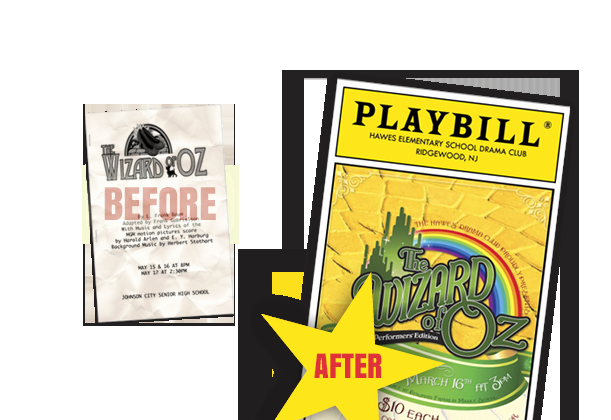 Play Program Templates Unique Playbillder Create Your Own Playbill for Your School or