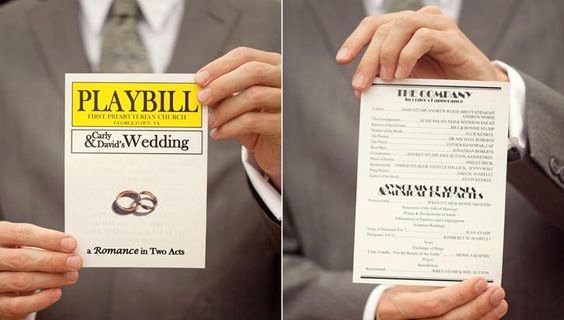 Playbill Bio Template Elegant Playbill Wedding Template Broadway Pinterest