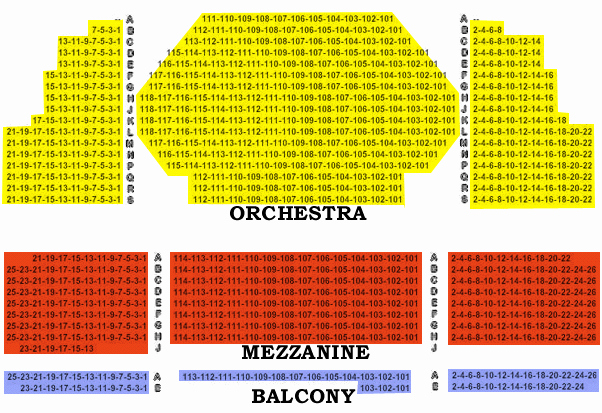 Playbill Template for Mac Lovely Majestic theater Seating Chart Nyc