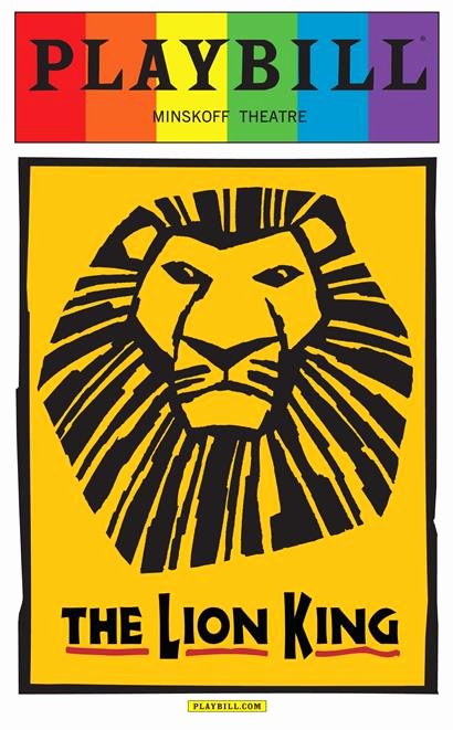 Playbill Template Free Lovely the Lion King the Musical June 2015 Playbill with