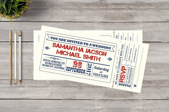 Playbill Template Photoshop Best Of Ticket Wedding Invitation Invitation Templates On