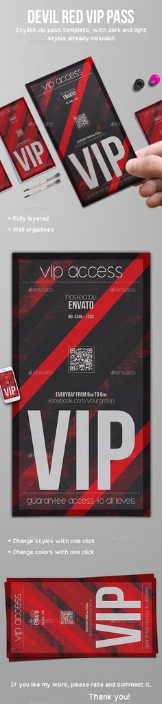 Playbill Template Photoshop Elegant Vip Zone Members Premium Invitation Card Warning Hanger