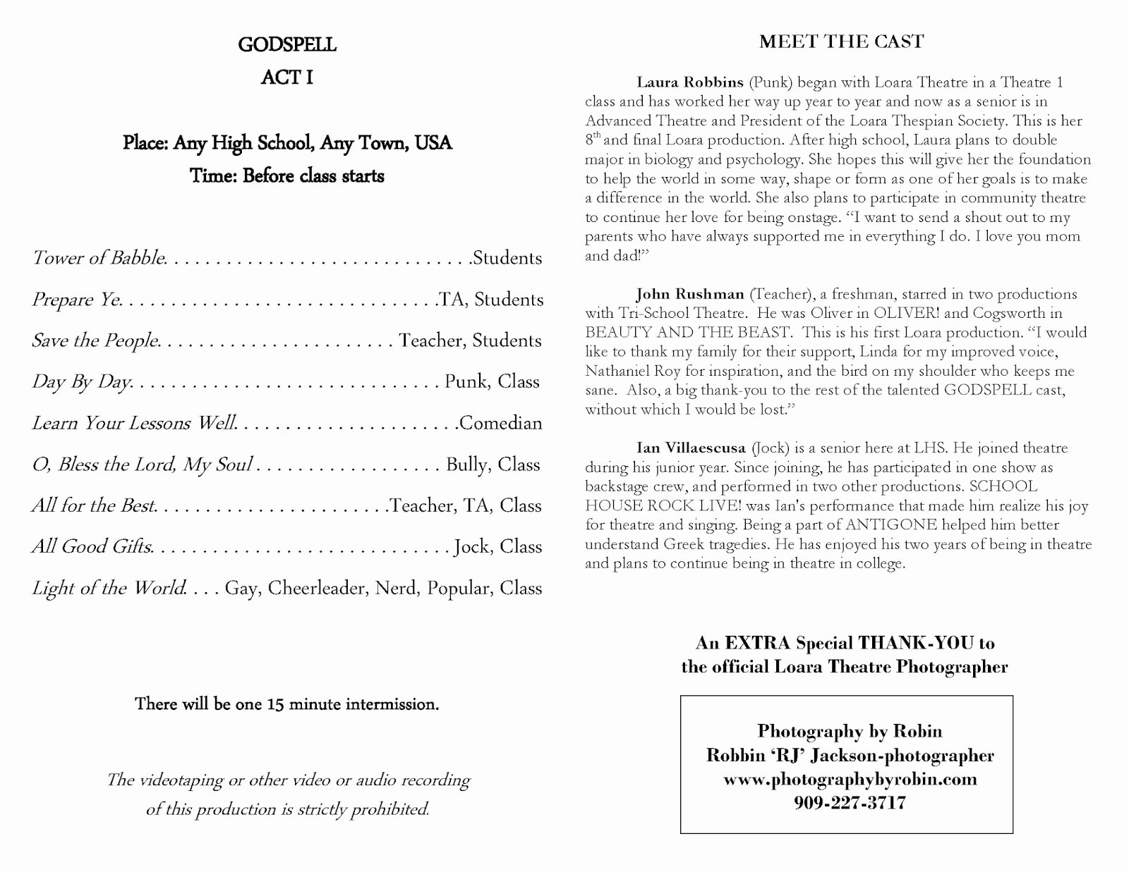 Playbill Template Word Fresh Download Free theater Production Program Template