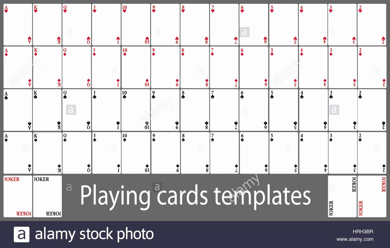 Playing Card Template Word Fresh Playing Cards Template – Emmamcintyrephotography