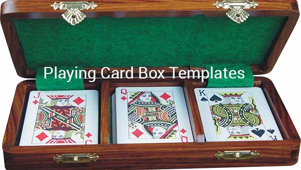 Playing Card Template Word Lovely 15 Playing Card Box Templates Free Pdf format Download