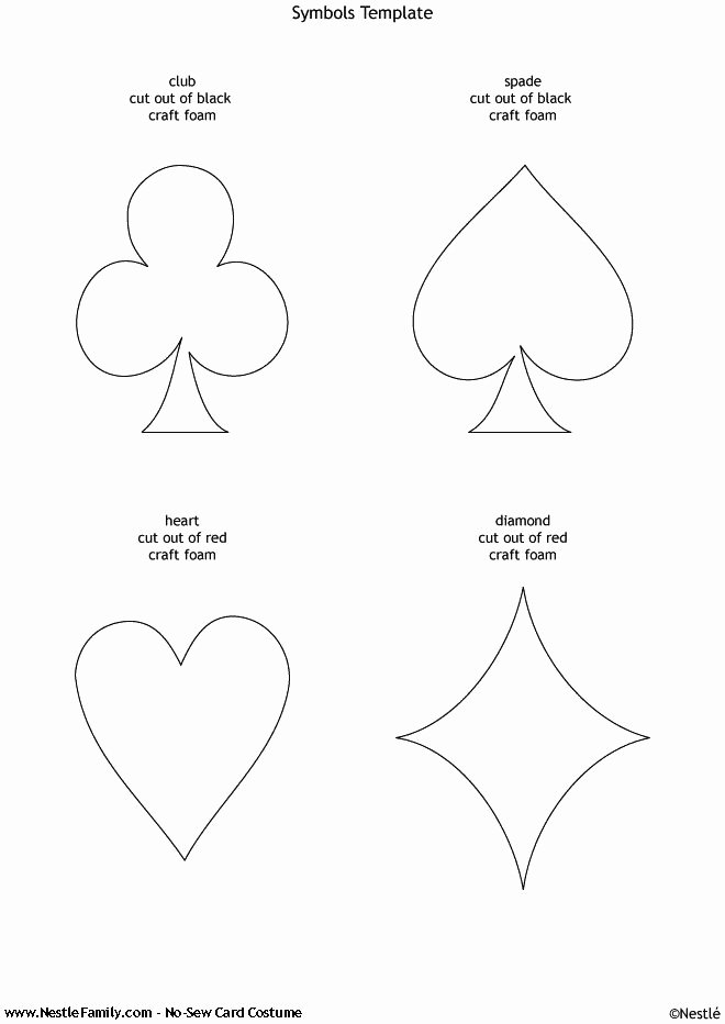 Playing Card Template Word Unique Best 25 Printable Playing Cards Ideas On Pinterest