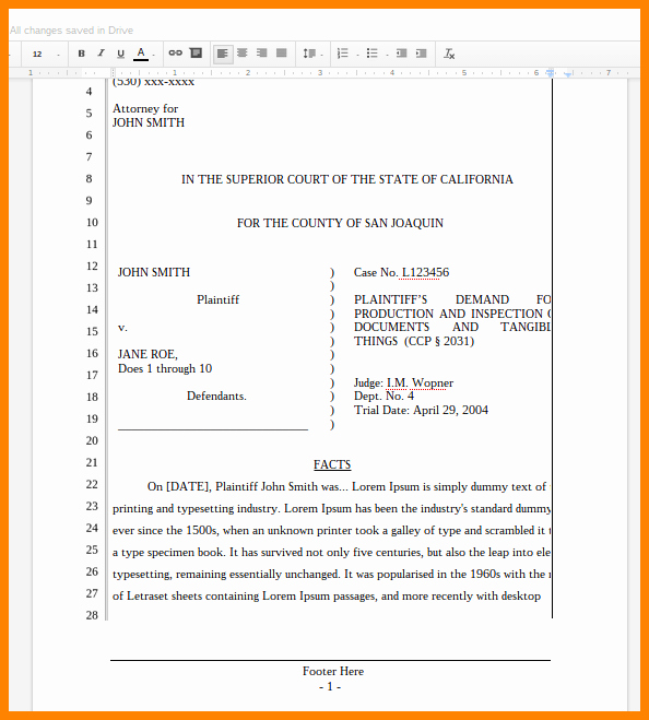 Pleading Paper Google Docs Fresh Prenuptial Agreement Example