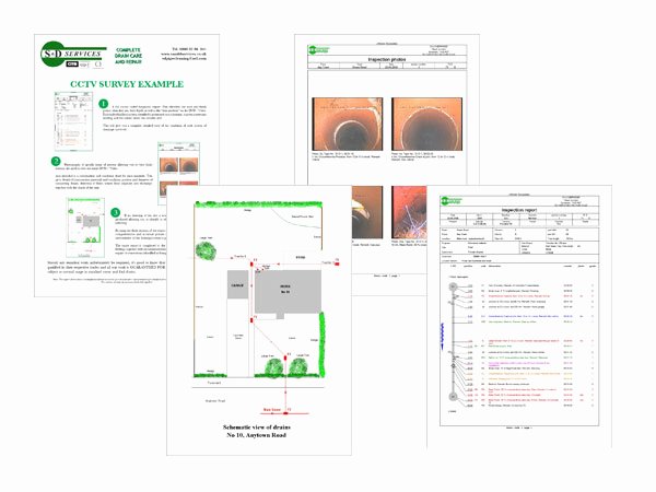 Plumbers Report Template Best Of Cctv Surveying S &amp; D Plumbing and Drainage somerset