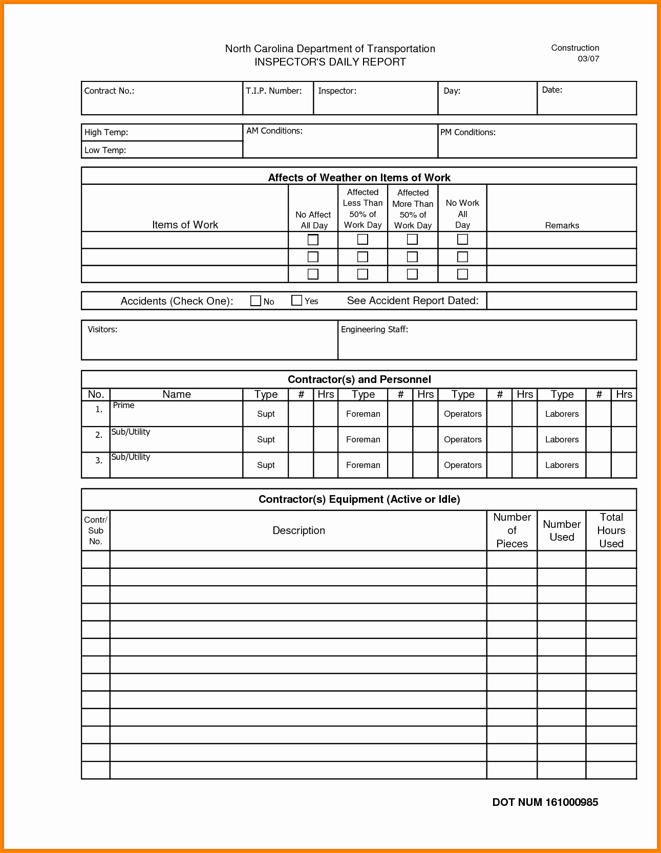 Plumbers Report Template Inspirational Construction Daily Report Template Excel