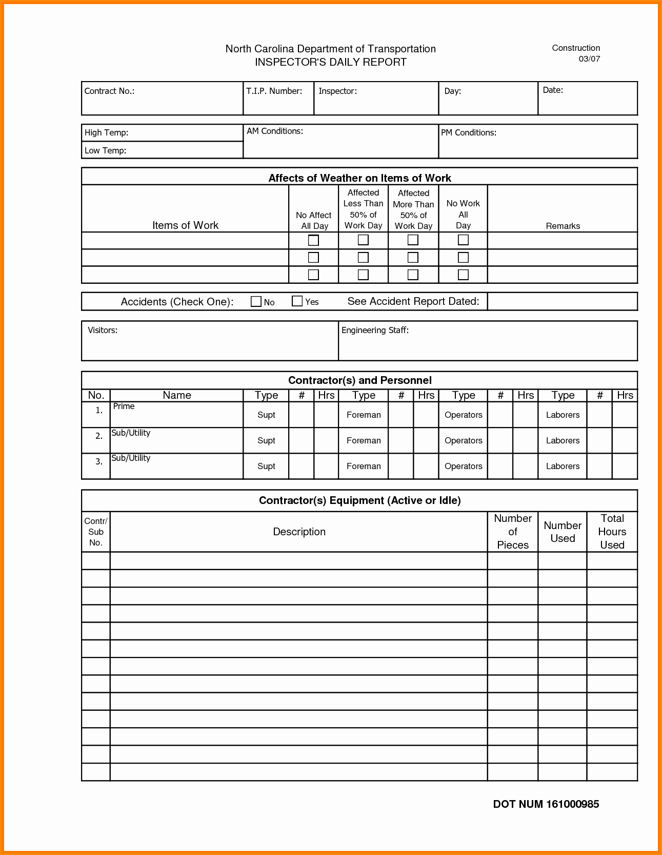 Plumbers Report Template Inspirational Construction Daily Report Template Excel
