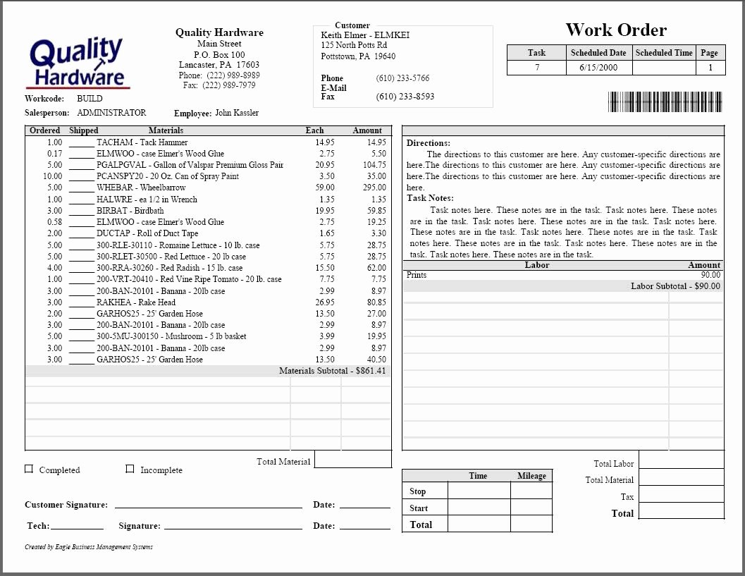 Plumbing Report Template Word
