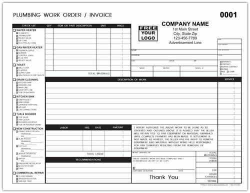 Plumbing Estimate Template New Hvac Service Repair Ticket