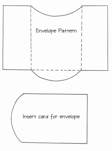 Pocket Envelope Template Inspirational Envelope and Card Insert Template