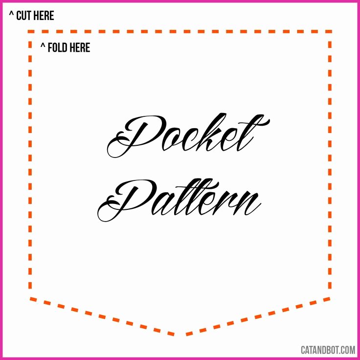 Pocket Shirt Template Inspirational Pocket Pattern for Diy Pocket Tee