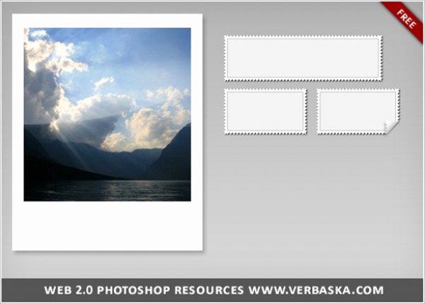 Polaroid Frame Psd Beautiful Polaroid and Stamps Psd Frames Welovesolo