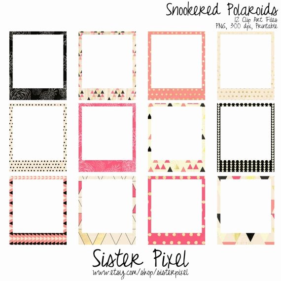 Polaroid Label Template Fresh 25 Best Ideas About Polaroid Frame On Pinterest