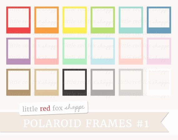 Polaroid Label Template Inspirational Polaroid Frame Clipart Picture Frame Clip Art Vintage