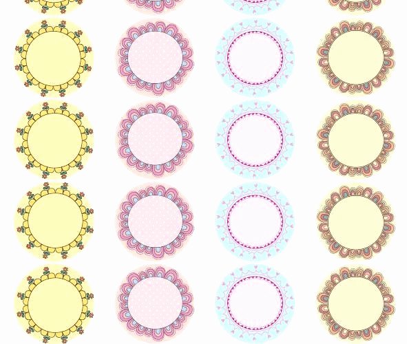 Polaroid Label Template Lovely Polaroid Round Labels Template