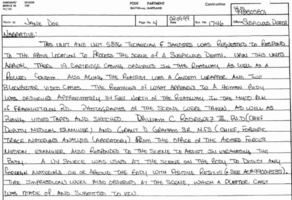 Police Investigation Report Inspirational What the Crime Scene Graphs Show