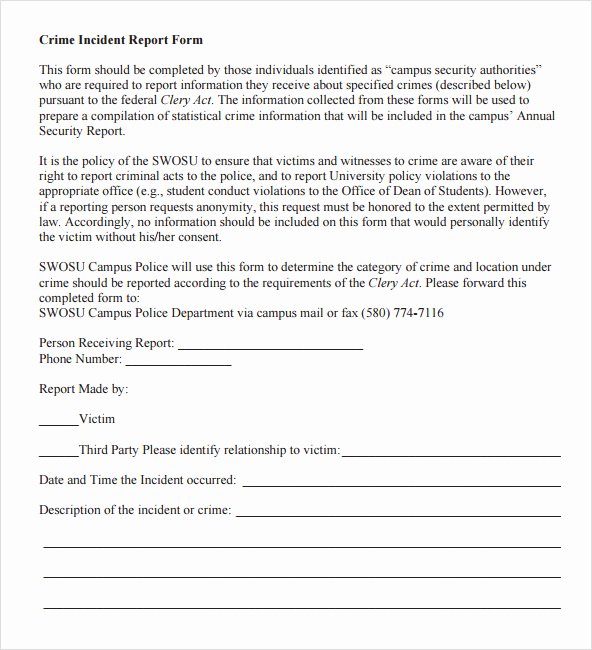 Police Report Samples Awesome Sample Police Report 7 Documents In Word Pdf