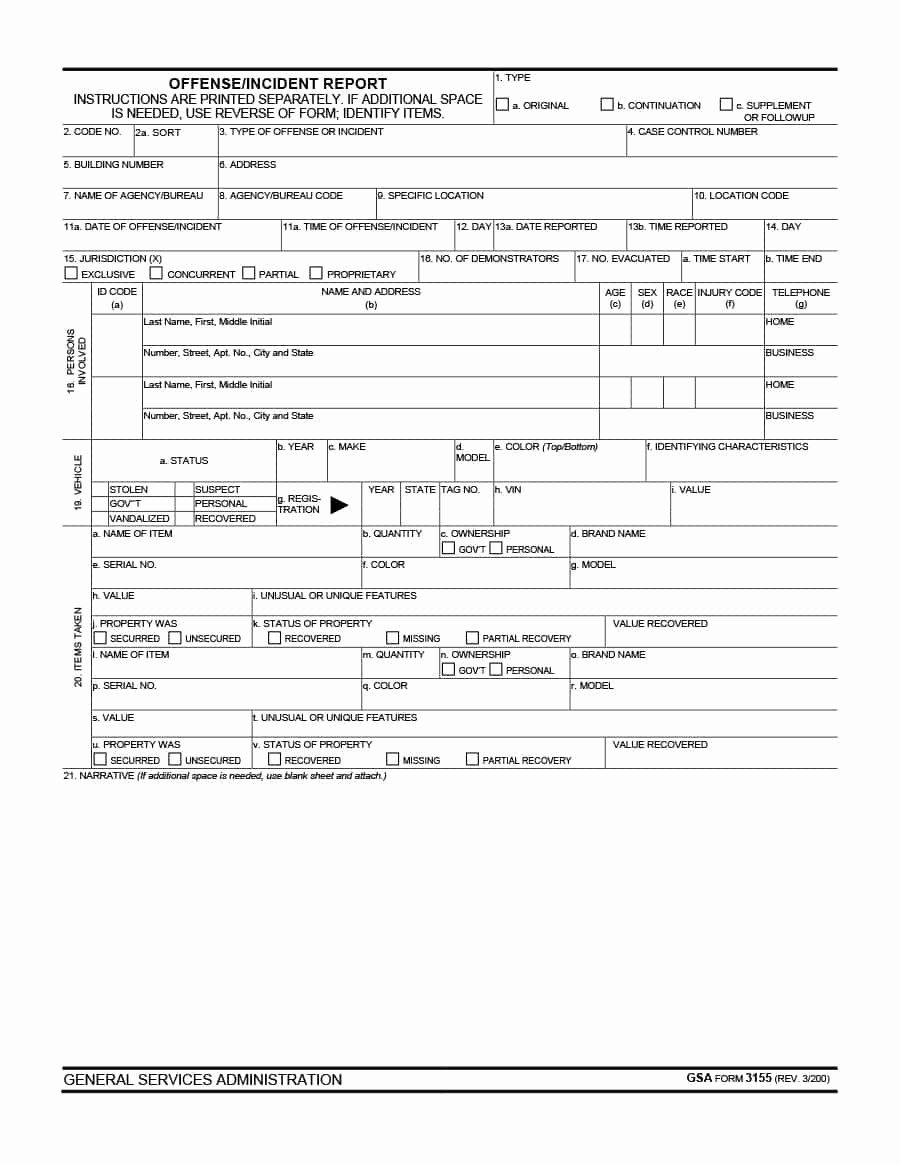 Police Report Samples New 20 Police Report Template &amp; Examples [fake Real]