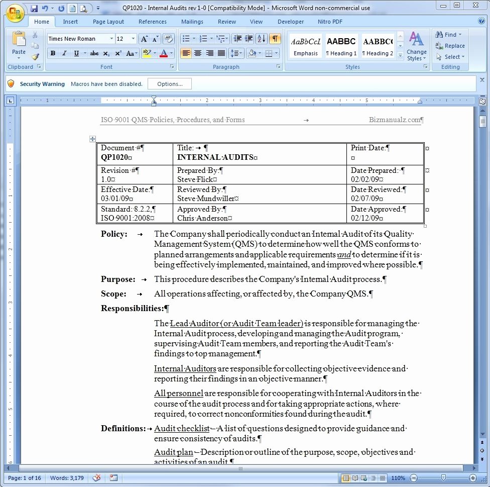 Policy and Procedure Manual Template Free Download Awesome Policy Manual Template Beepmunk
