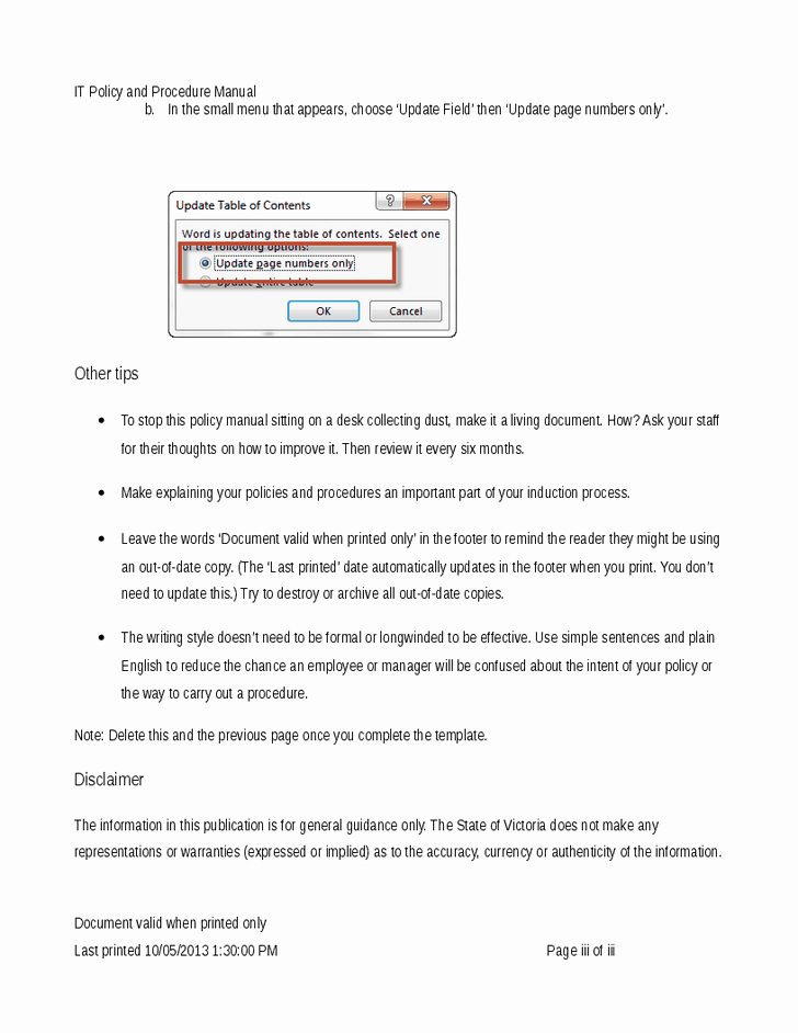 Policy and Procedure Manual Template Free Download Unique 29 Of Policies and Procedures Manual Template