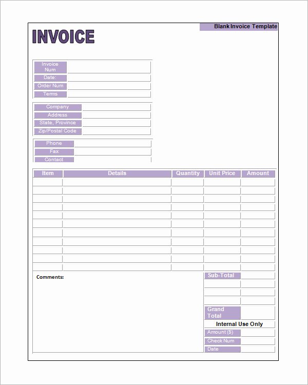 Policy Brief Template Microsoft Word Awesome Blank Invoice Template