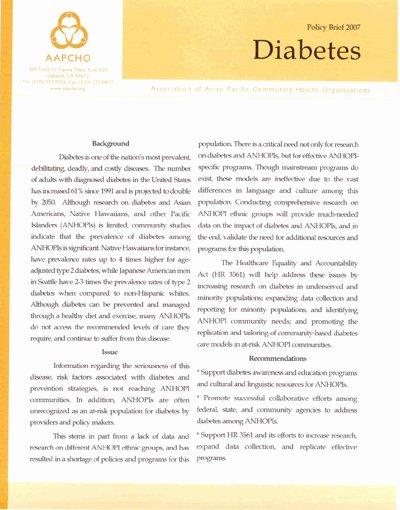 Policy Brief Templates Microsoft Word Unique Aapcho Policy Brief – Diabetes