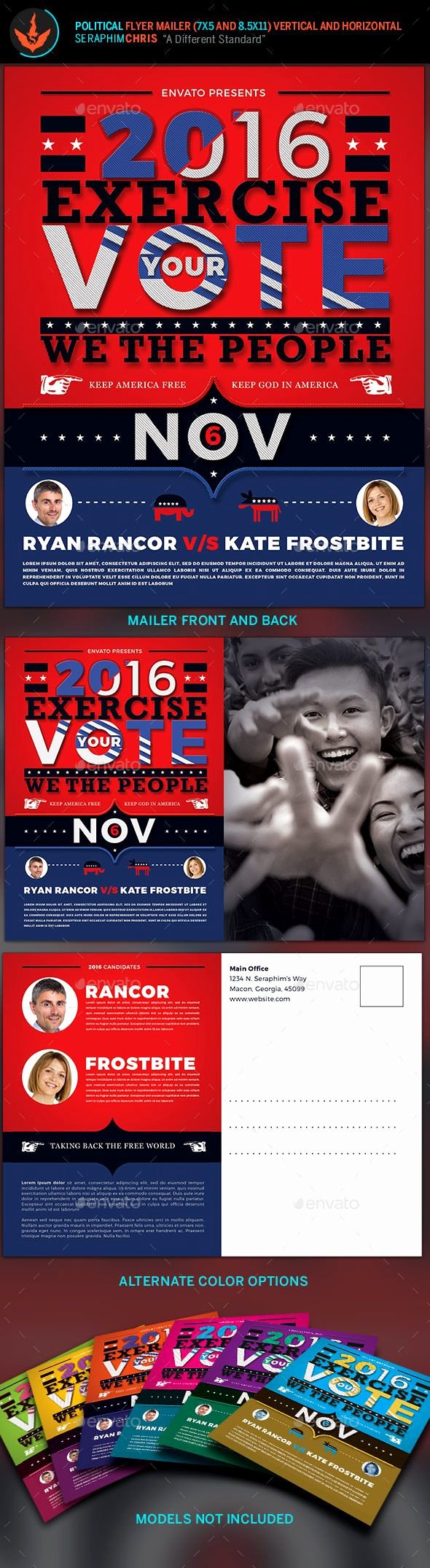 Political Mailers Template Fresh 13 Best Free Political Campaign Flyer Templates Images On