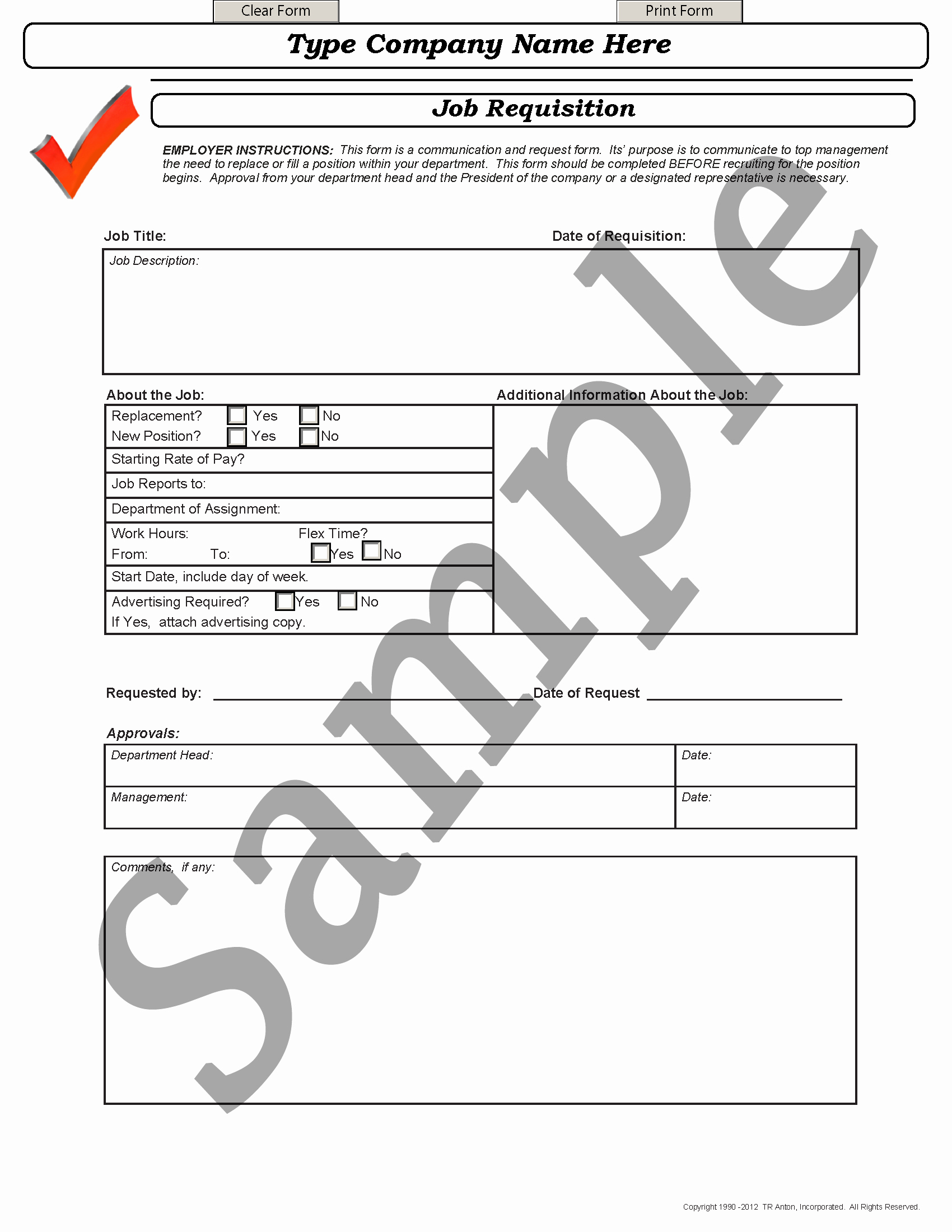 Position Requisition form Inspirational Recruitment forms and Templates Recruiter forms