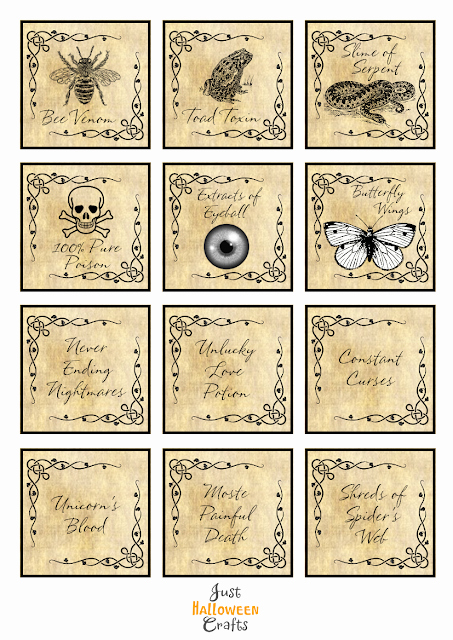 Potion Label Template Inspirational Free Halloween Potion Bottle Labels to Print