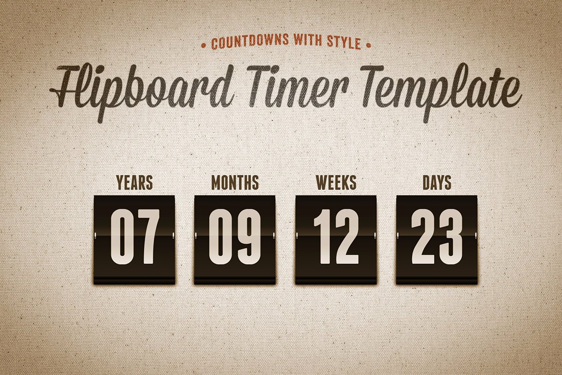 Powerpoint Countdown Timer Template Awesome Flipboard Countdown Timer Template