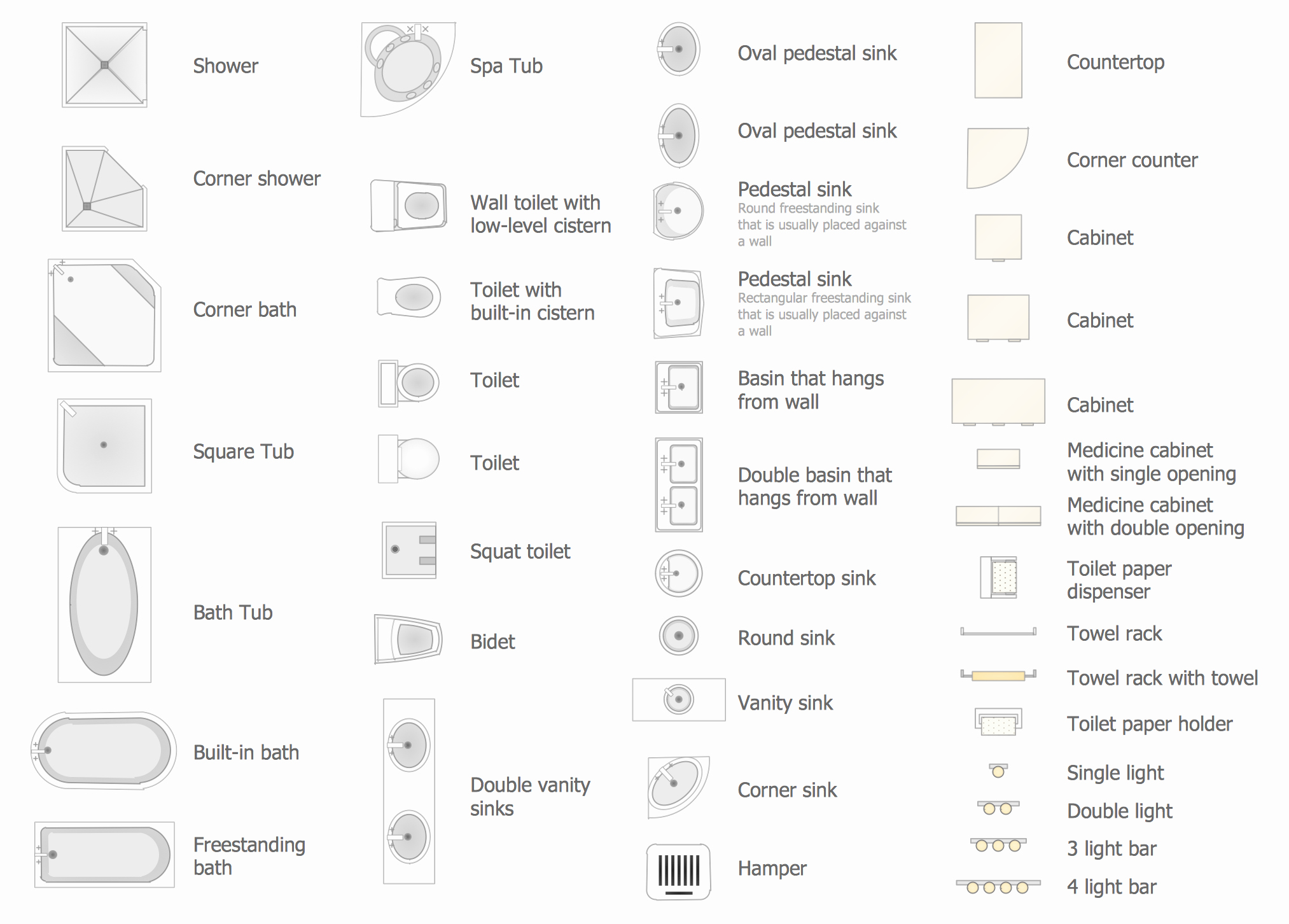 Powerpoint Floor Plan Template Lovely Design Elements — Bathroom Find More In Cafe and