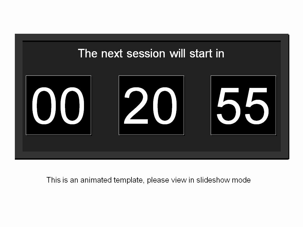 Powerpoint Timer Template Awesome Powerpoint Countdown Timer Template