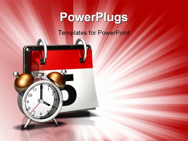 Powerpoint Timer Template Lovely Powerpoint Template Time Moving On Calendars Days Months