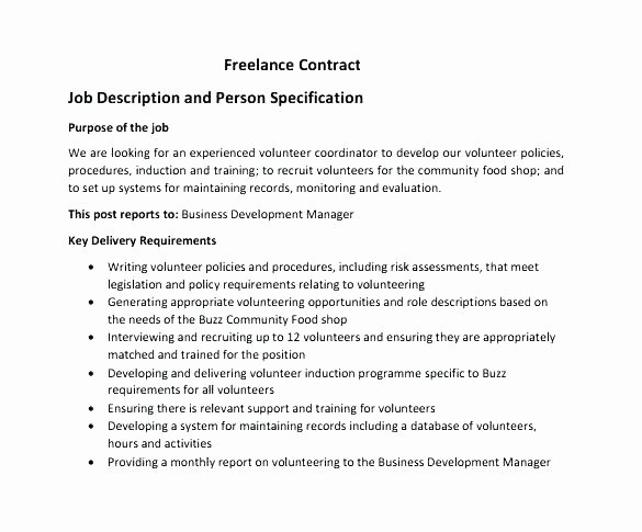 Pr Contracts Template Best Of 14 Freelance Contract Template