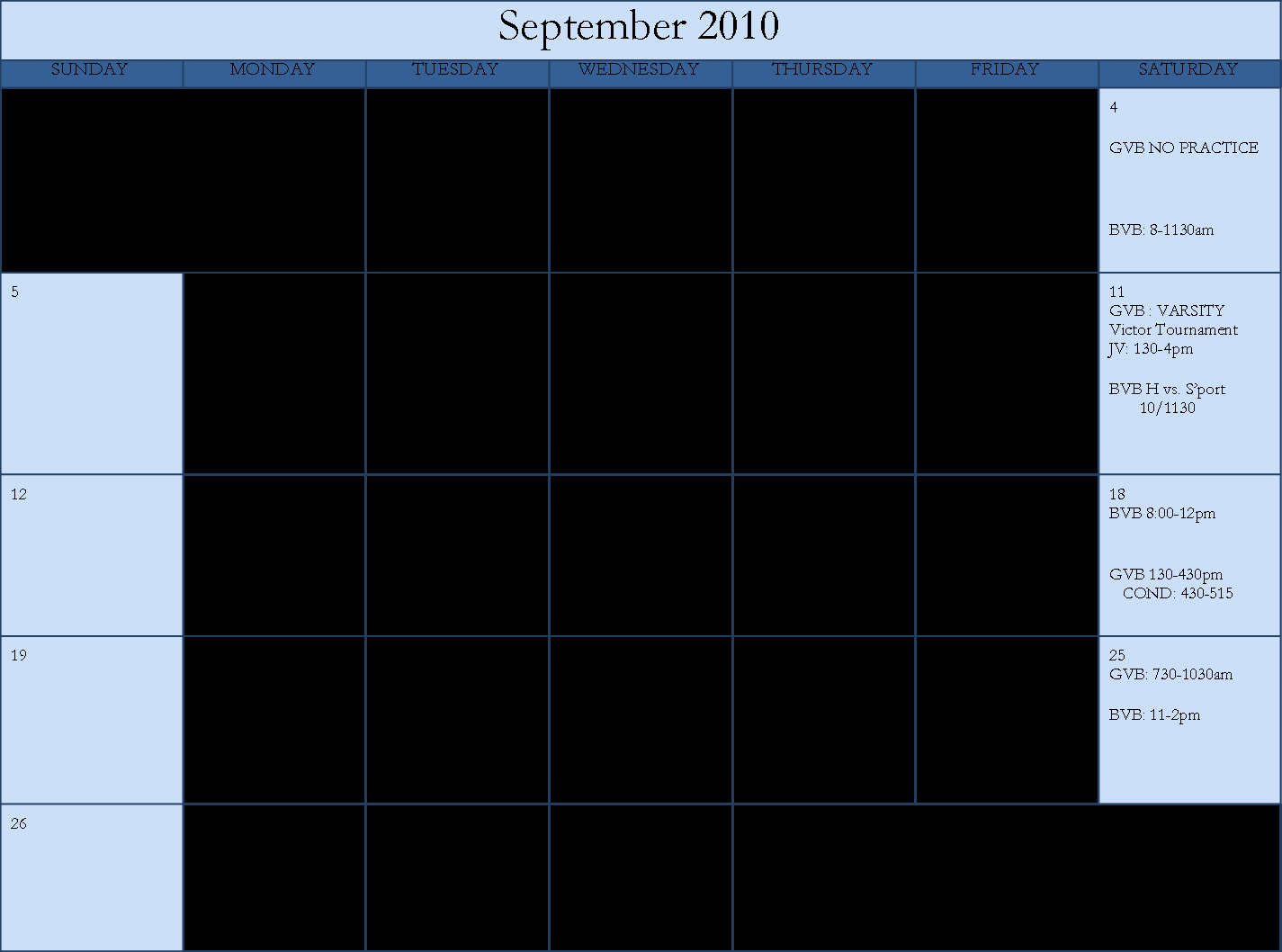 Practice Schedule Template Beautiful Irondequoit Girls Volleyball Practice Schedule